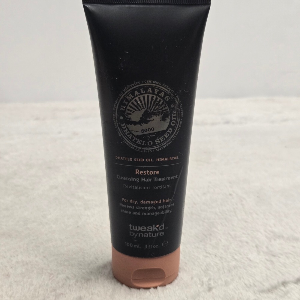 Tweak'd by Nature Restore Cleansing Hair Treatment Dhatelo Seed Oil 3oz 100ml